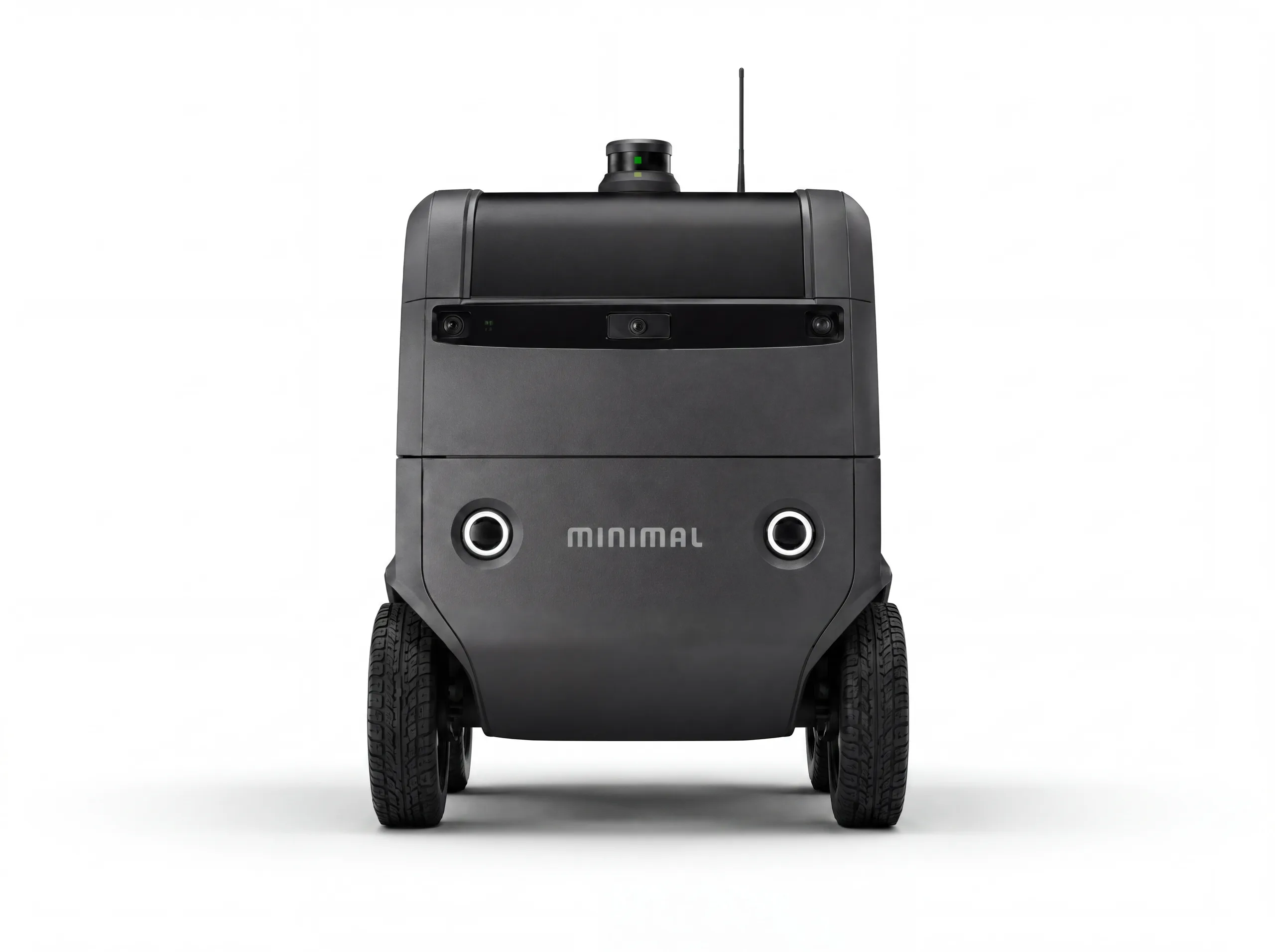 A Minimal vehicle rendered against a plain background