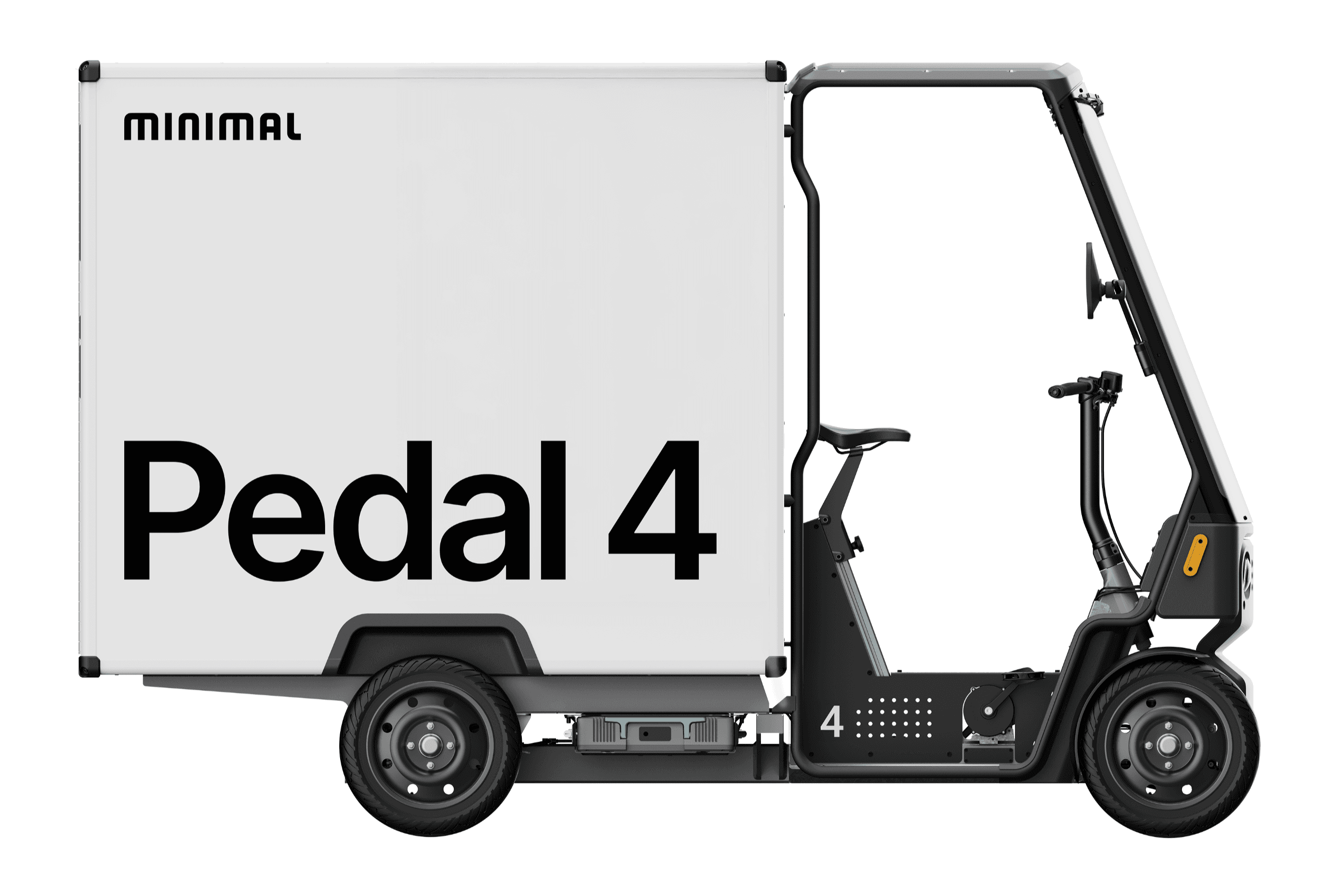 The Minimal Pedal 4 commercial e-cargo bike